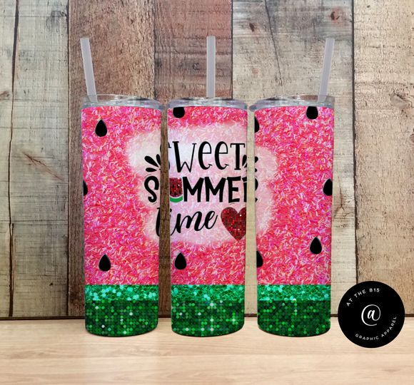 Sweet Summer Time Graphic Tumbler