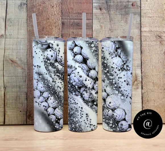 Volleyball Milky Way Graphic Tumbler